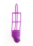 Ribbed Cock Cage - Purple