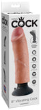 King Cock 8 in Vibrating Cock