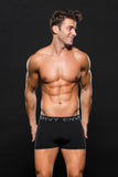 Envy Seamless Trunk Black with Gray Logo