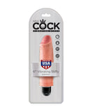 King Cock 6 Inches Vibrating Stiffy Tan