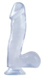 Basix 6.5 Inch Dong with Suction Cup