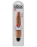 King Cock 9-inch Vibrating Stiffy Tan