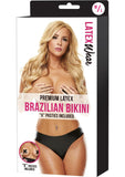 Latex Wear Brazilian Bikini Black