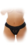 Fetish Fantasy Series Plus Size Hanky Spank Me Vibrating Panties Black