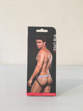 Envy Logo Elastic Low Rise Mesh Jock Black
