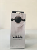 Sinful Soft Silicone Gag Black