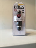 King Cock 5 Inches Vibrating Stiffy Dark Brown