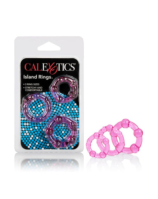 Silicone Island Rings Pink