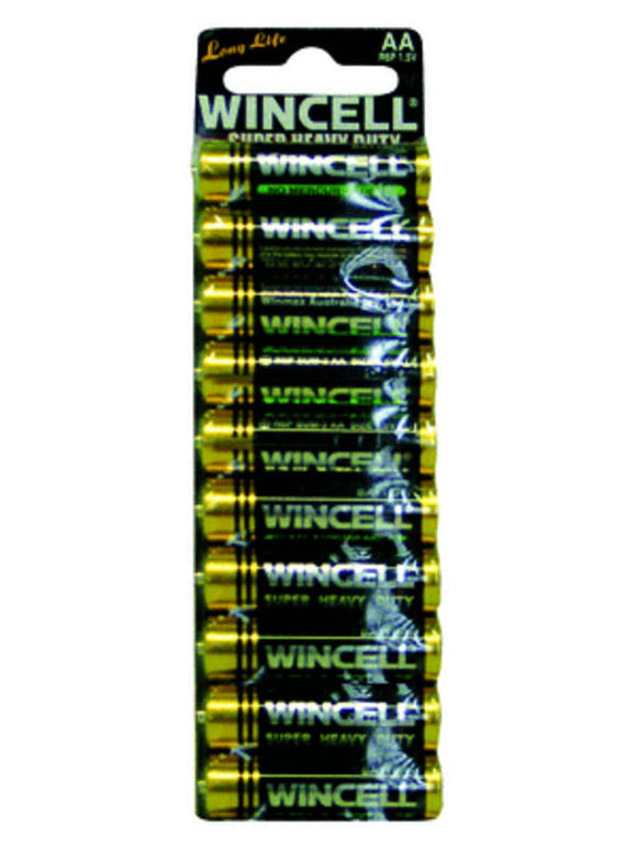 Wincell AA Super Heavy Duty Carded (10 pack)