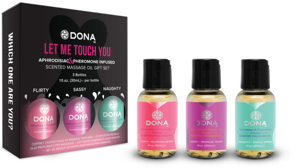 DONA Let Me Touch You Massage Gift Set