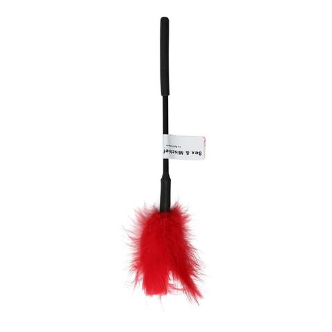 Feather Tickler-  Red