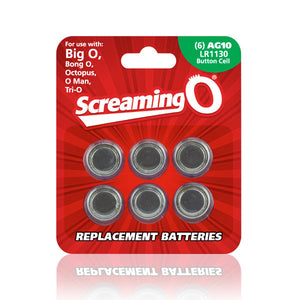 Size AG-10 batteries - Sold as Single Blister Pack of 6