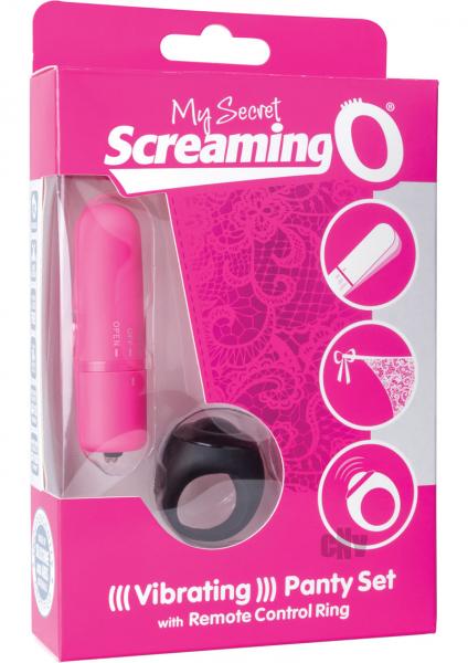 My Secret Screaming O Remote Control Panty Vibe - pink Sold as Singles