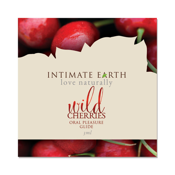 Intimate Earth - Oral Pleasure Glide Wild Cherry Foil 3 ml