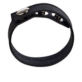 COLT Leather C/B Strap Adjustable 3-Snap - Black