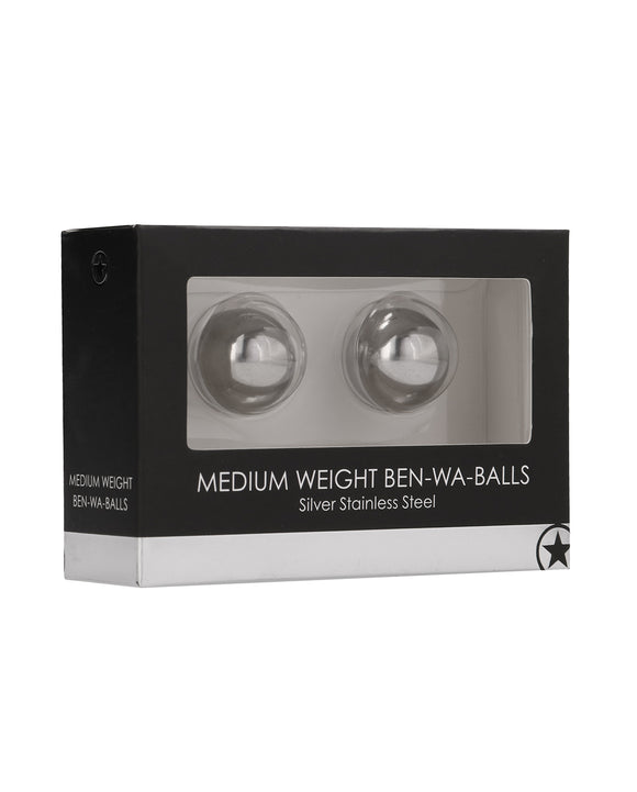 Medium Weight Ben-Wa-Balls - Silver