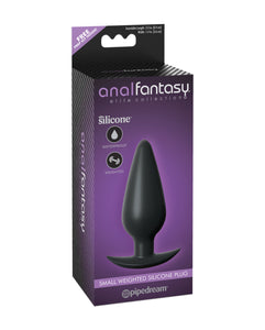 Anal Fantasy Elite Collection  Small Weighted Silicone Plug