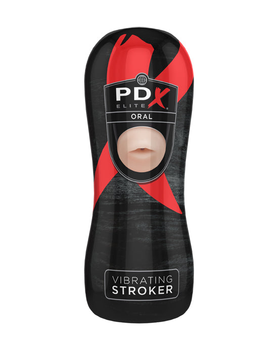 PDX Elite  Vibrating Oral Stroker