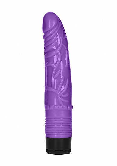 8 Inch Slight Realistic Dildo Vibe - Purple