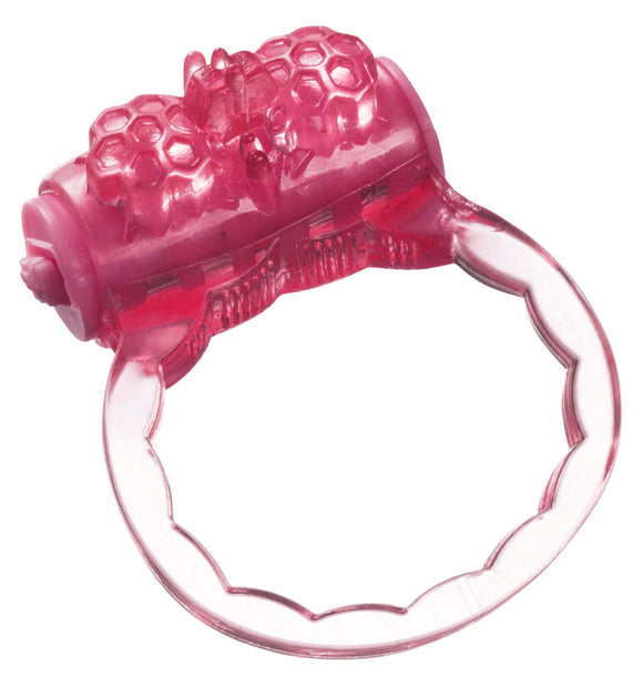 Share Satisfaction Vibrating Cock Ring- Pink