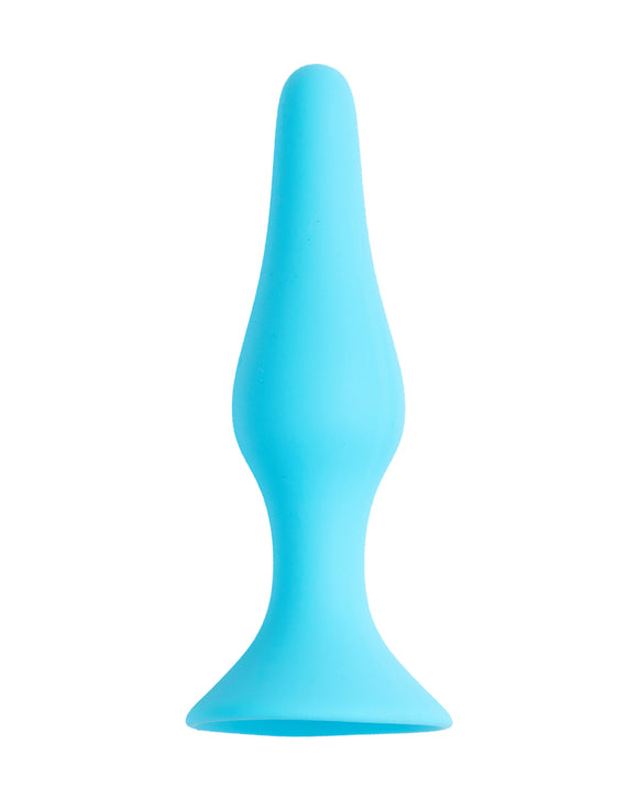 Share Satisfaction Large Silicone Butt Plug Blue