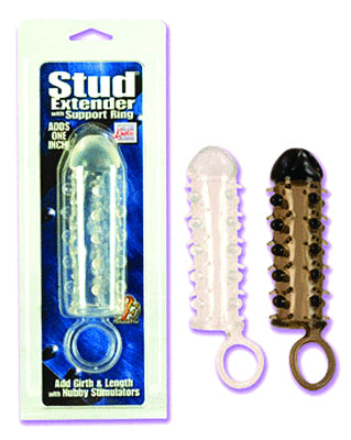 Stud Extender with Support Ring Clear