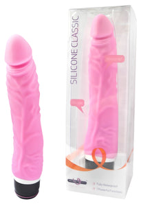 Silicone Classic Thin Veined 033 Seven Function Pink