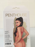 PENTHOUSE BODY SEARCH BODYSTOCKING - RED - ONE SIZE