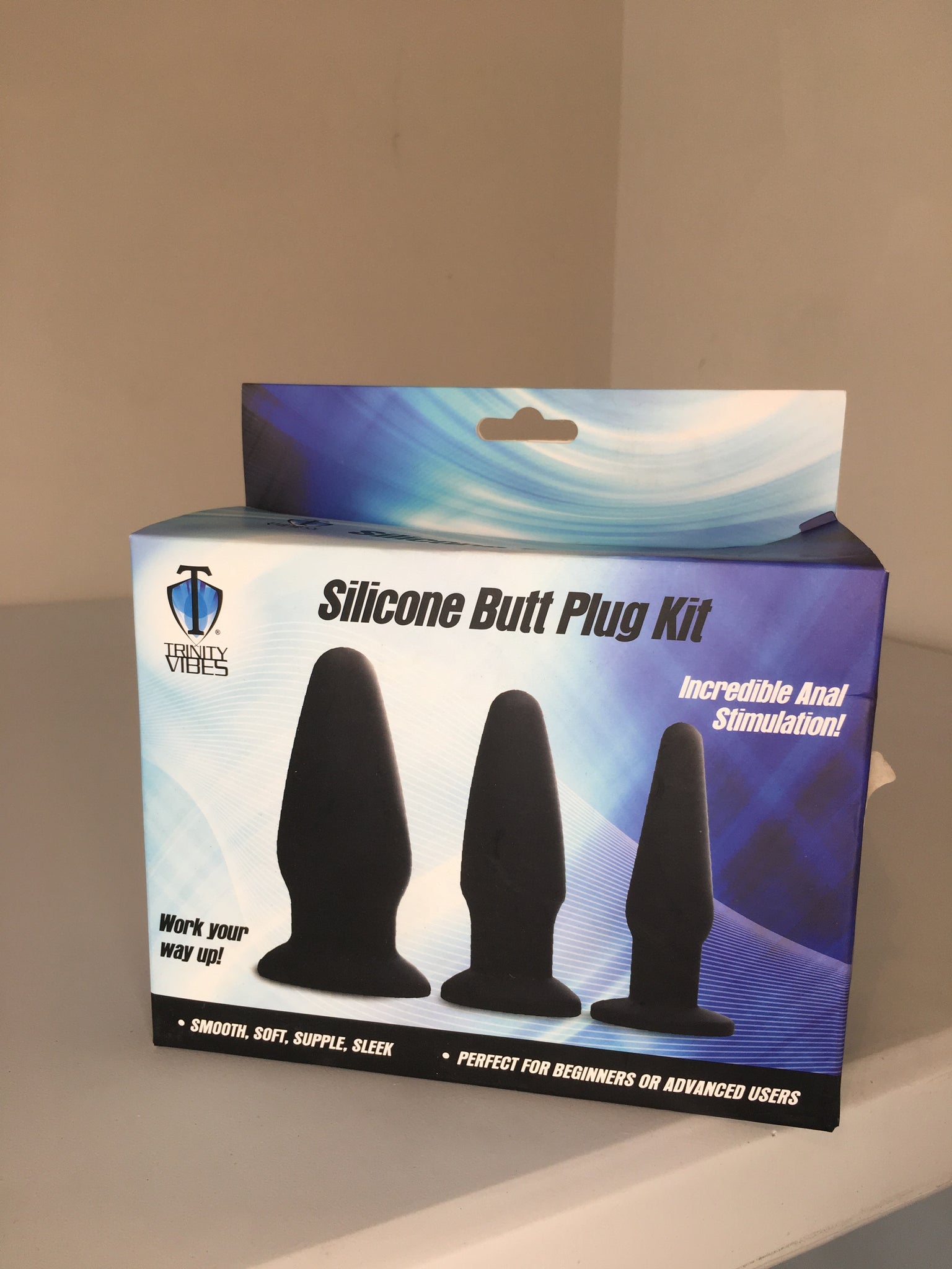 Trinity Silicone Butt Plug Kit Adult Time NZ Trinity Silicone Butt Plug Kit Adult Time NZ